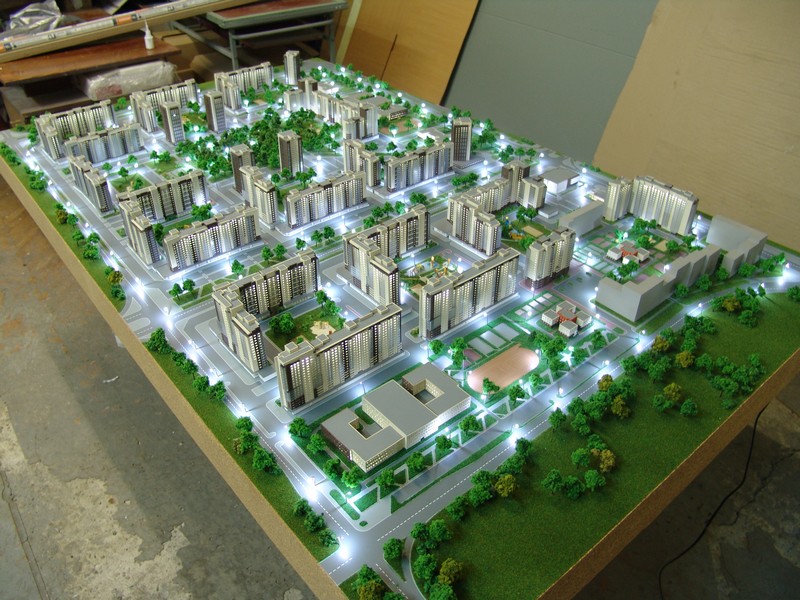 Градостроительный макет ЖК Ньютон, г. Челябинск 9