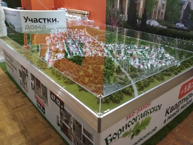 Градостроительный макет ЖК Борисоглебское 11