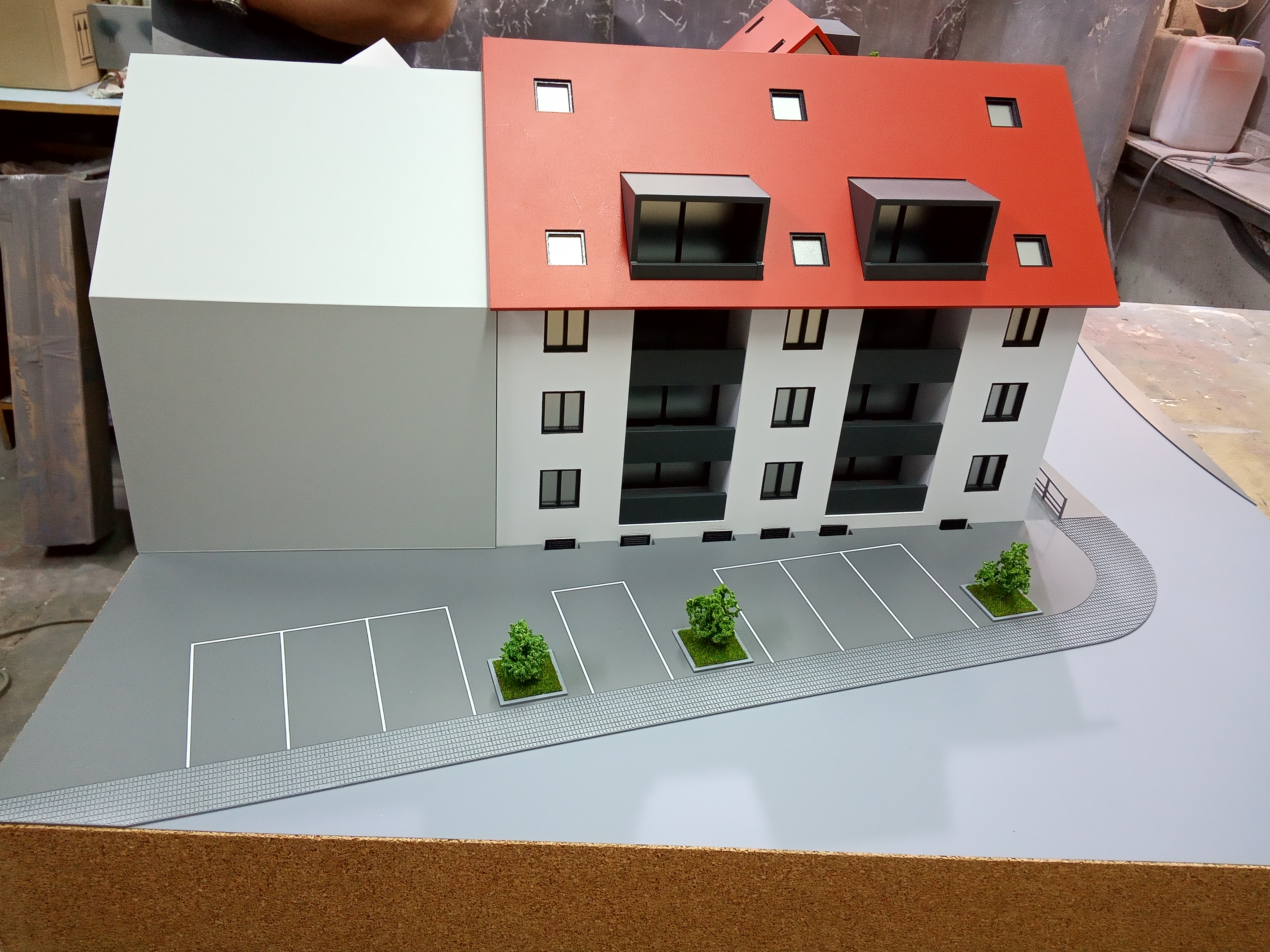 Архитектурный макет. дом в г. Мюнхен Германия 19